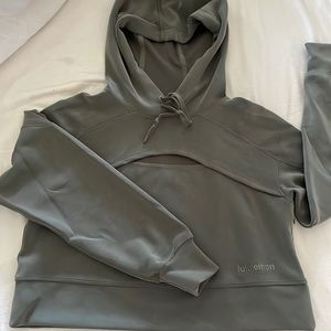 Sold out lululemon modal keyhole cropped hoodie size 6